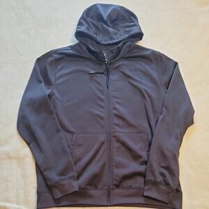 DIP Unisex Zip Up 2 Pocket Hoodie Black Size LG